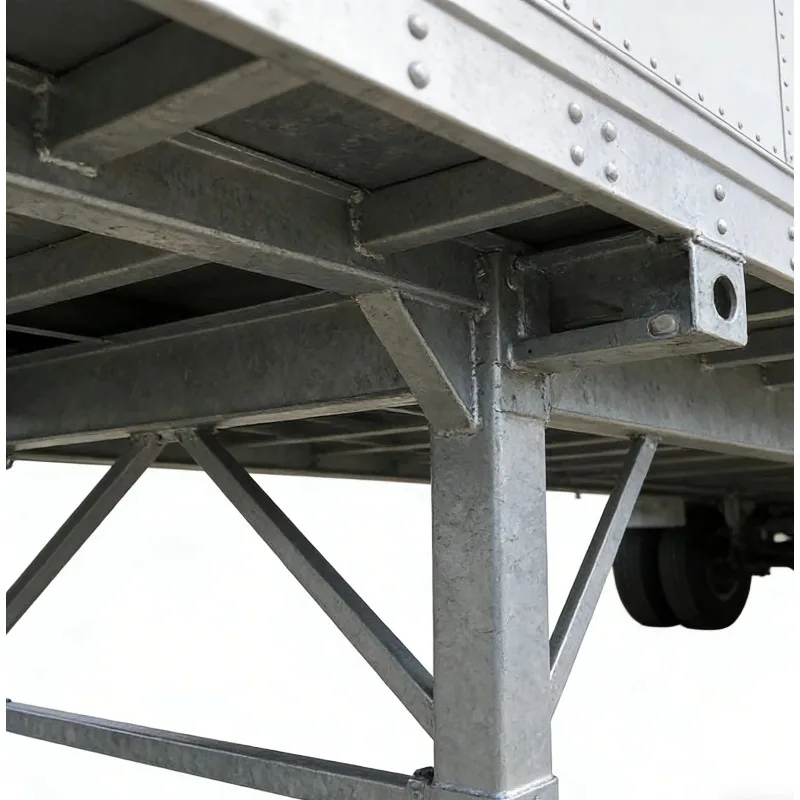 Cold Box Trailers Complete Cold Storage Mobile Refrigerated Trailer for Meat Seafood Fruit Transport and Storage Customized