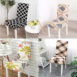 Elastic Spandex covers for dining room decoration, elastic cover for chair seat, kitchen and home decoration