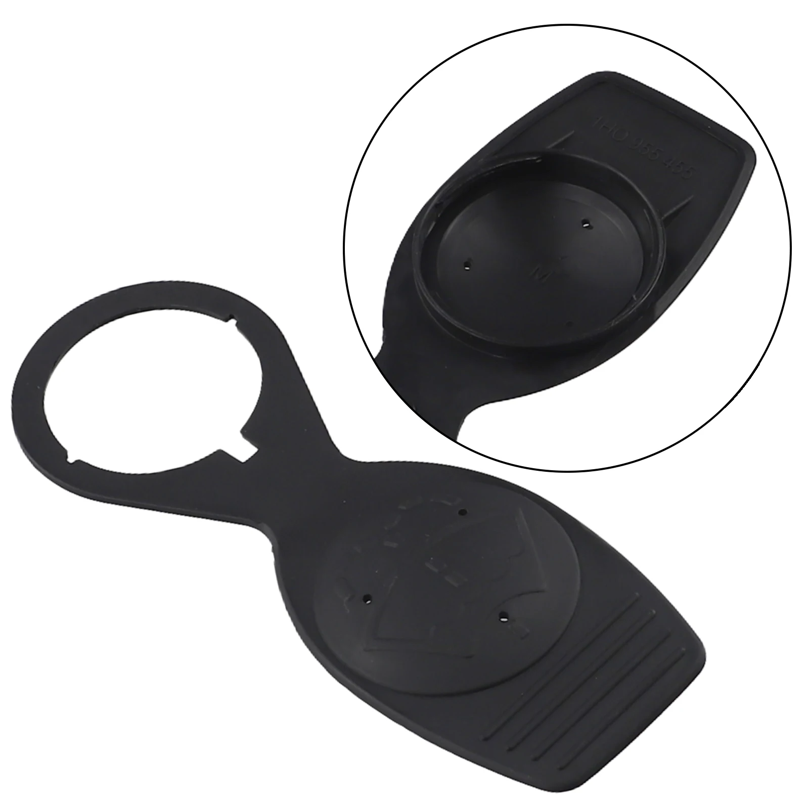 1x Black ABS Car Windscreen Washer Bottle Lid Cap Fits For Audi-R8 2007-2016, For Lamborghini For Gallardo #400955277