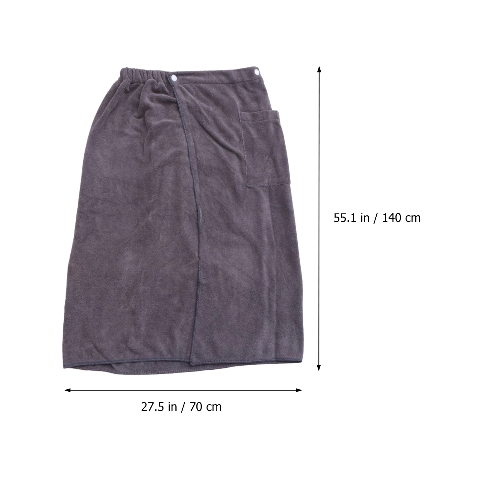 

1pc Skirt Soft Thick Men Towel Absorption Bath Home Bath Skirt Towel Men Bathrobe Home Bathroom Use