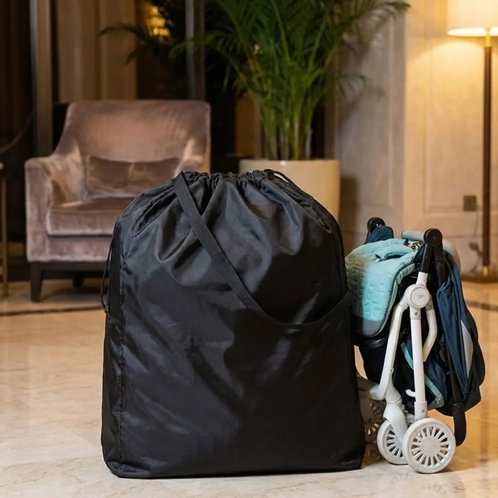 Detachable Travel Cover Dust Proof Storage Bag Universal Fit for Stroller and Airplane Check In