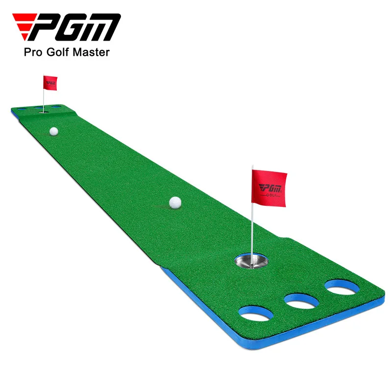 PGM Two-Way 12-Hole Indoor Golf Putting Green Trainer Home Office Mini Set Backyard Game Training GL022