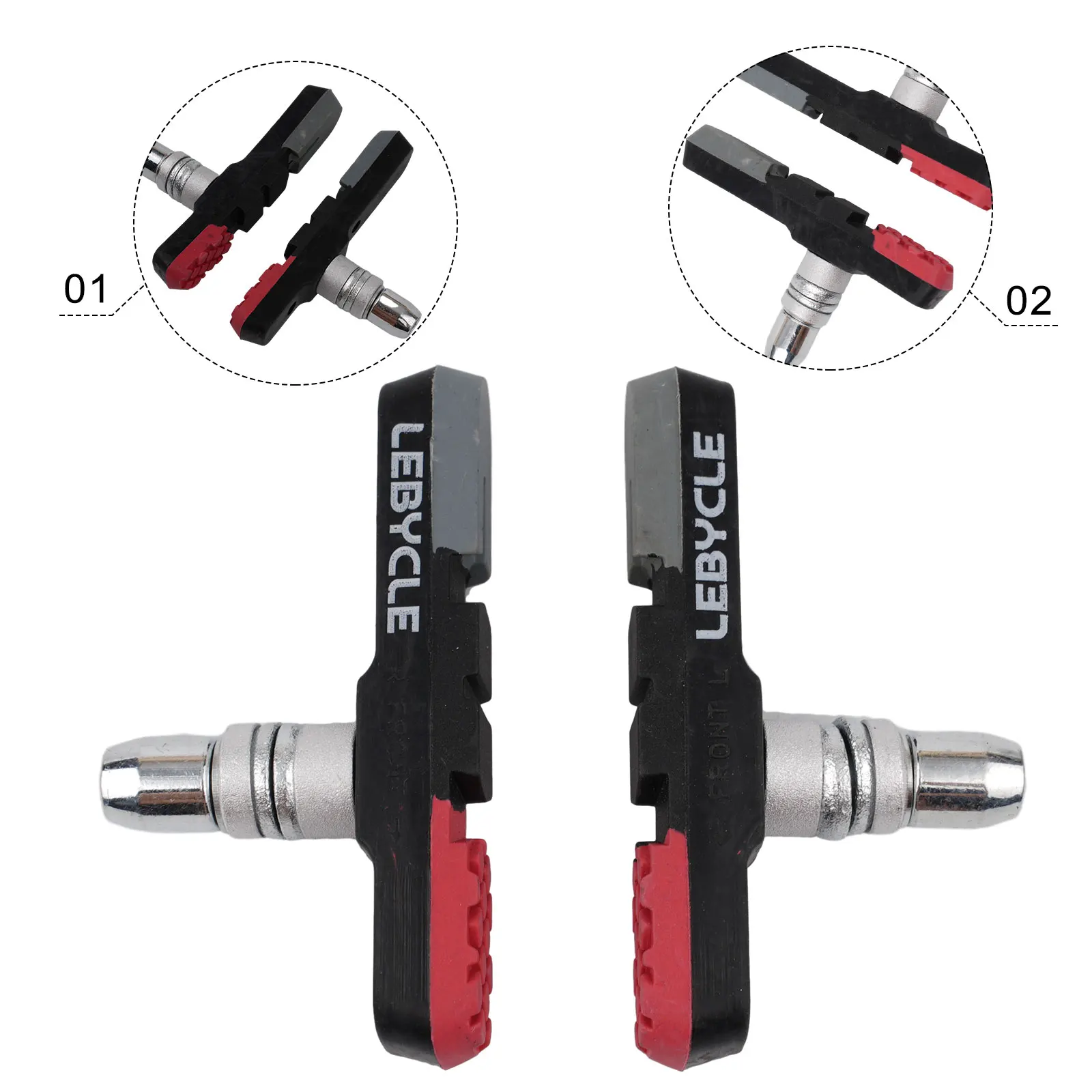 Performance Models V Brake Pads Brakes Block Cycling Parts Mountain Bike Bicycle Brake Pad Accessories Brakes Block Practical