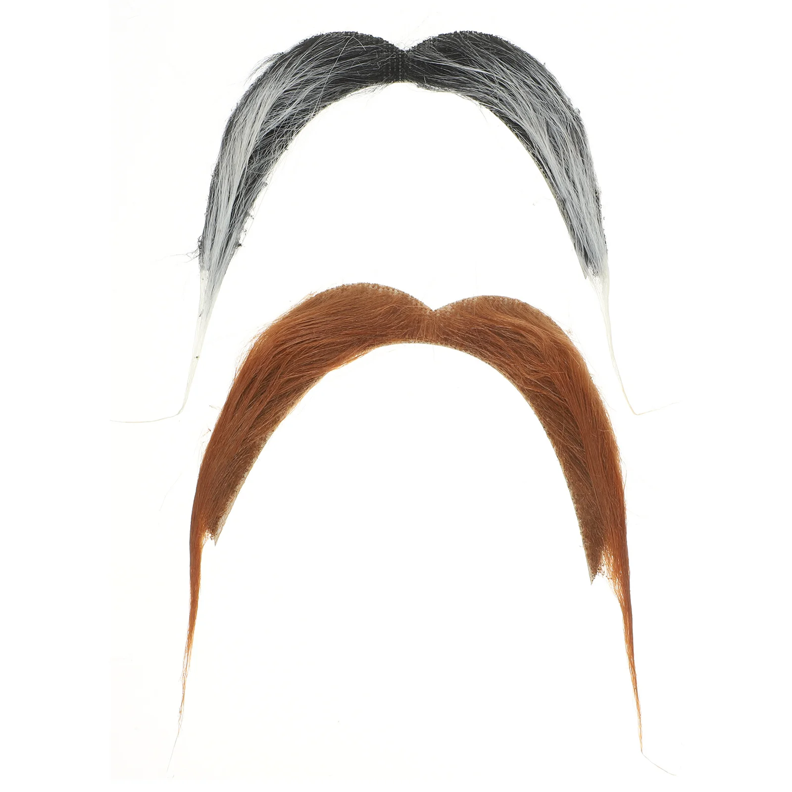 Barba de bigote falsa realista para hombre, accesorio de disfraz de fiesta de Halloween, accesorios de fiesta de Halloween, 2 uds.