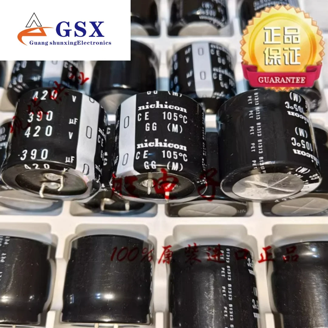 

Japan Nichicon Electrolytic Capacitor 420V 390UF 35*30 GG Replacement for 400V 390UF