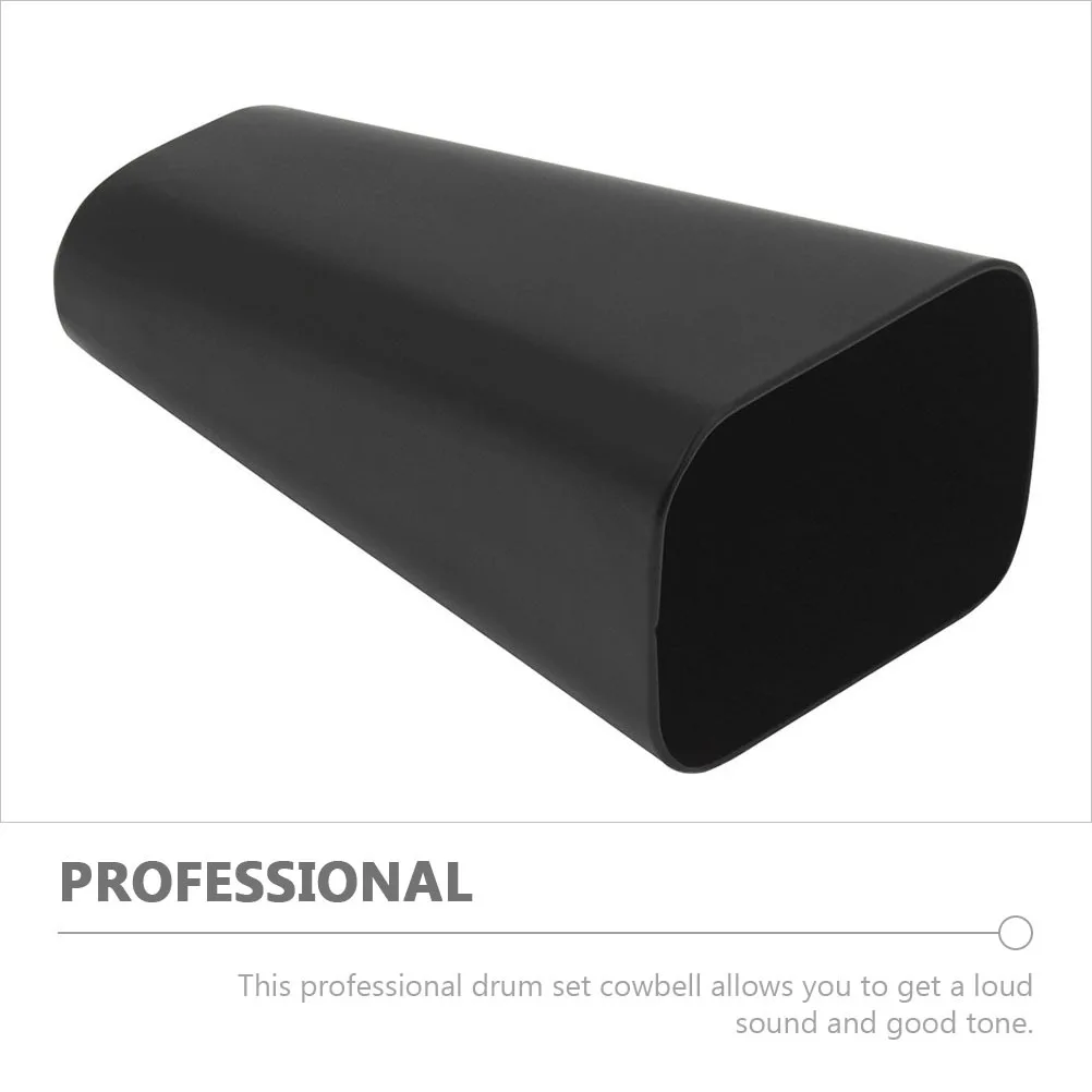 

No Hole Professional Drum Set Cow Bell Metal Durable Surface Polished Percussion Instrument Accessory Loud Sound