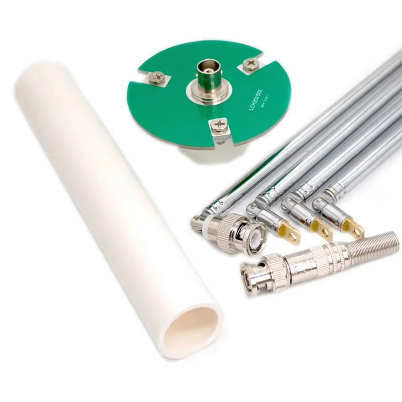 Antena FM GP Antena telescópica de transmissão de campus 65-375MHZ BNC Q9 RF HAM Amplificador de rádio