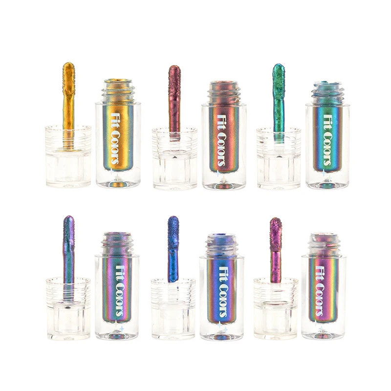 Sombra de ojos que cambia de color cálido, máscara de camaleón óptico líquido para labios y mejillas
