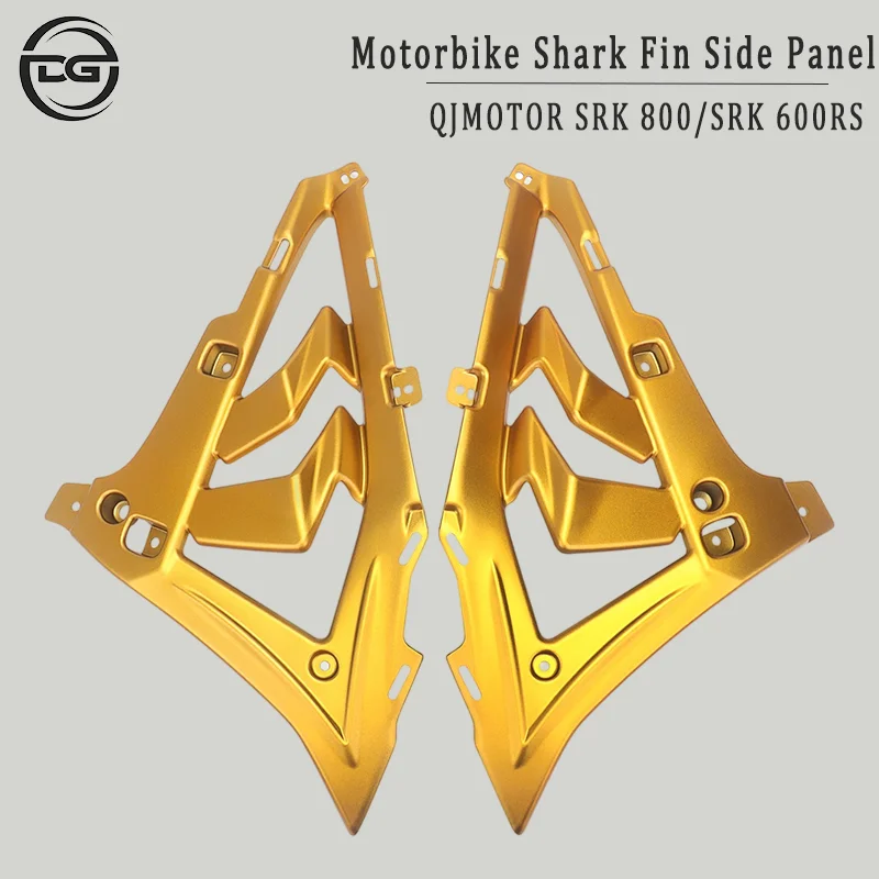 Für QJMOTOR SRK800 SRK600RS 600-RS Körper Seite Rock SRK 800 600RS ABS Spritzguss Rahmen Spoiler Shark Seite Panel Shell