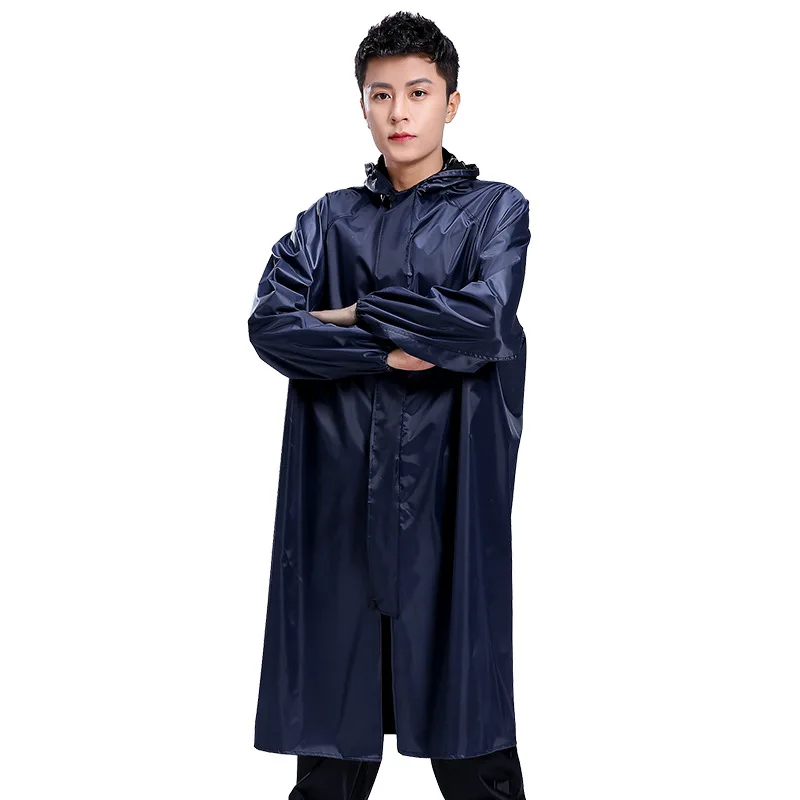 

Raincoat Construction Site Labor Protection Oxford Cloth Sleeve Battery Car Thickened Raincoat Full Body Rainstorm Raincoat Rain