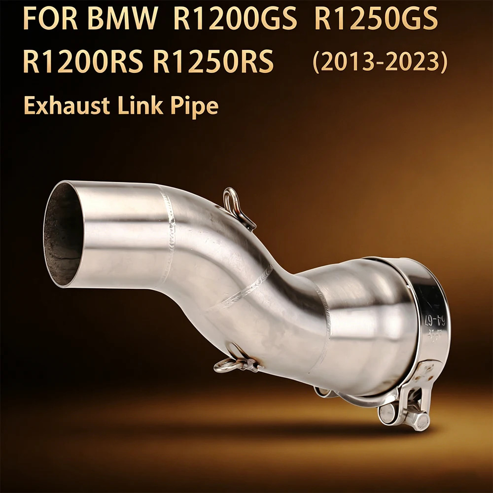 R1200RS motorcycle middle Pipe for BMW R1200R R1200GS R1200GSA R1250R R1250RS R1250GS R1250GSA 2013-2023 exhaust adapter Tube