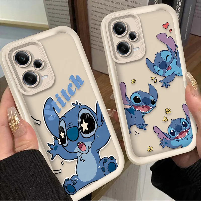 Coque souple Disney Cartoon Stitch, coque pour Xiaomi Redmi Note 13 12 11 Pro Plus 4G 5G 12S 11S 10S 10 9 9S Redmi 14C 13C 12C A3 12