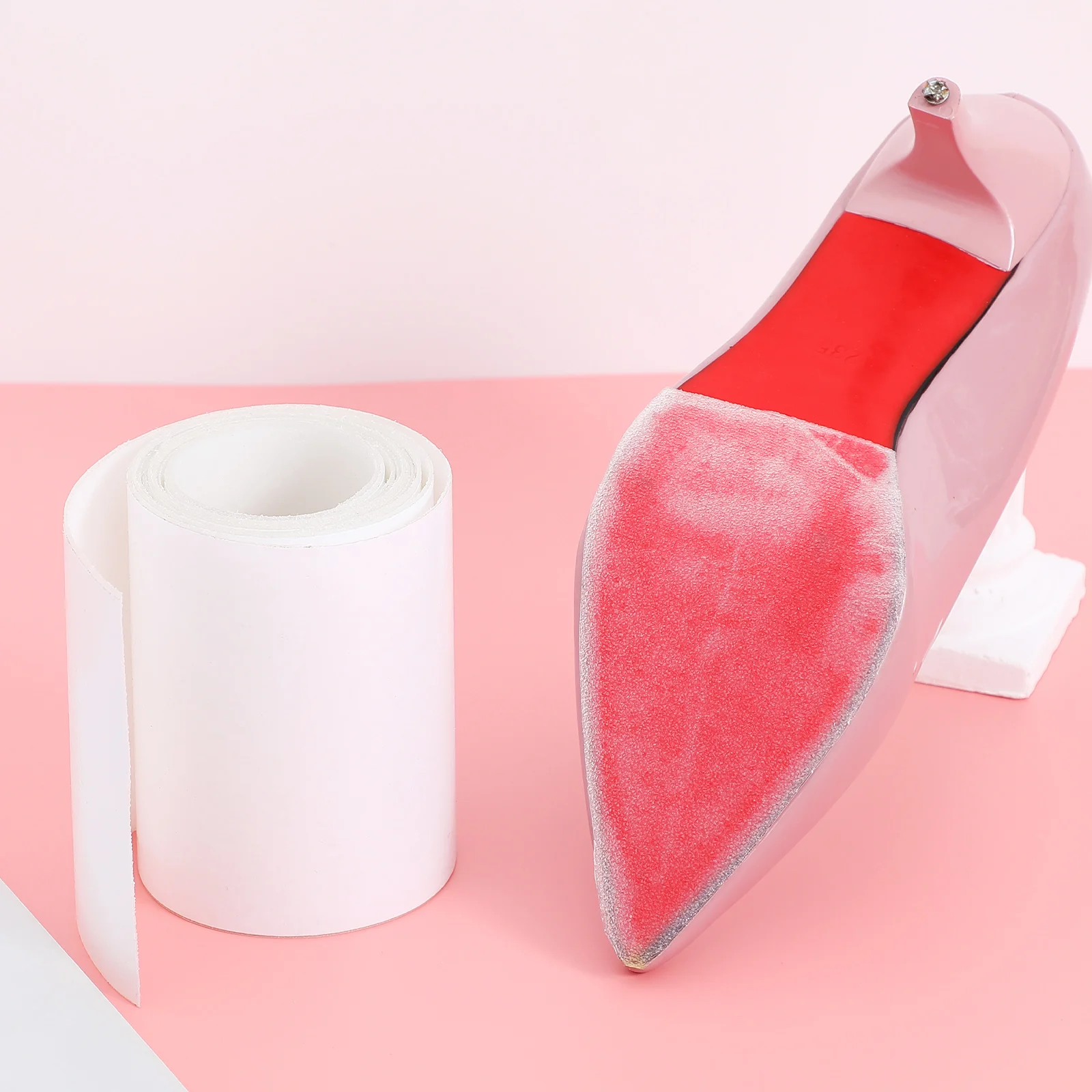 

1pcs 1 Roll Clear Sole Protector Adhesive Shoe Bottom Stickers Non Slip Pads For High Heels Boots Shoes Easy Cut Wear