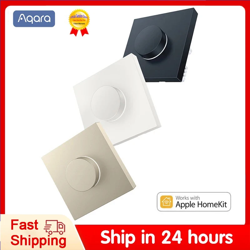 

Aqara H1 Smart Dimmer Wireless Rotary Switch For Smart Home Bulb Light Curtain switch Zigbee 3.0 Remote Control for APP Homekit