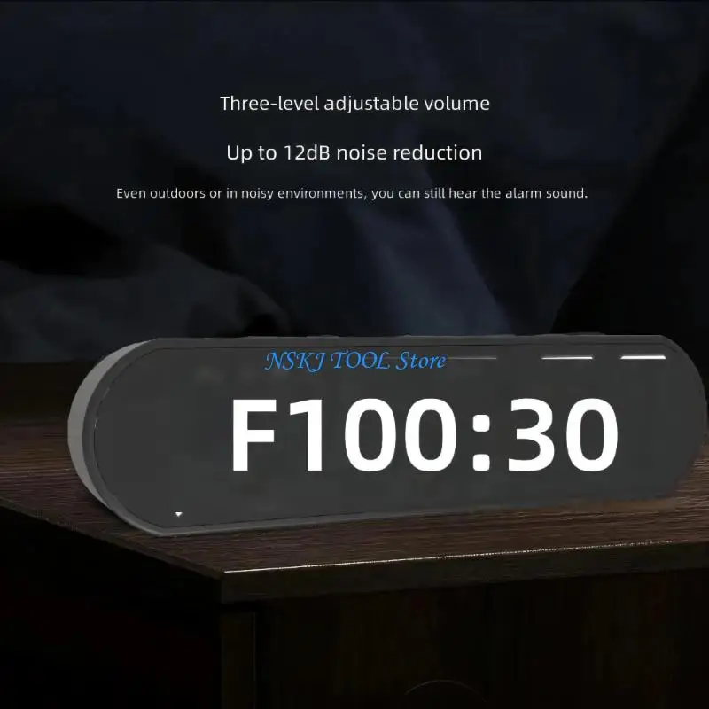 L8RC Digital Athletic Workout Wall Clock, Count Down/Up Stop Watch Timer for Home Gym