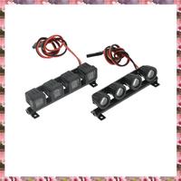 2025 LED Light Bar Roof Lamp Lights Roof Lights For Axial SCX24 FMS FCX24 Xiaomi Jimny WPL D12 Mini 1/18 1/24 RC Crawler Car 2,L
