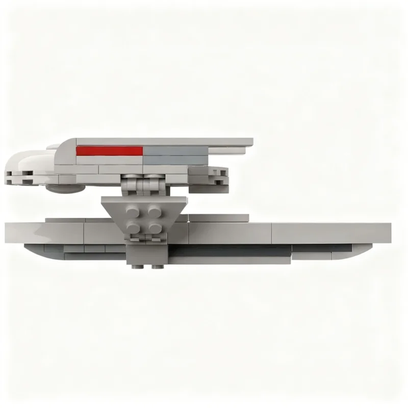120pcs MOC Space Star Trek Oberth Class USS Pegasus Model Building Blocks Architecture Festival Gifts Toys Idea Education Brick view 3