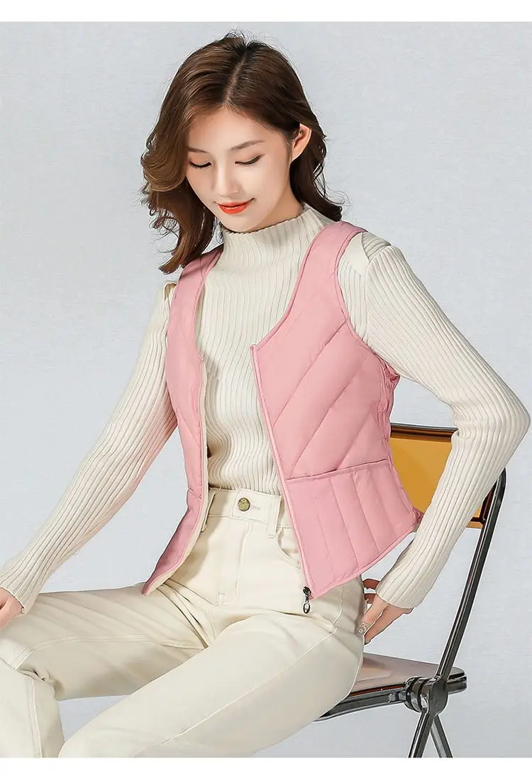 

Жилеты Жилеты Тонкие женские весенние кашемировые жилеты с застежкой для девочек Минималистичный нежный городской мягкий удобный чистый крой Y2K