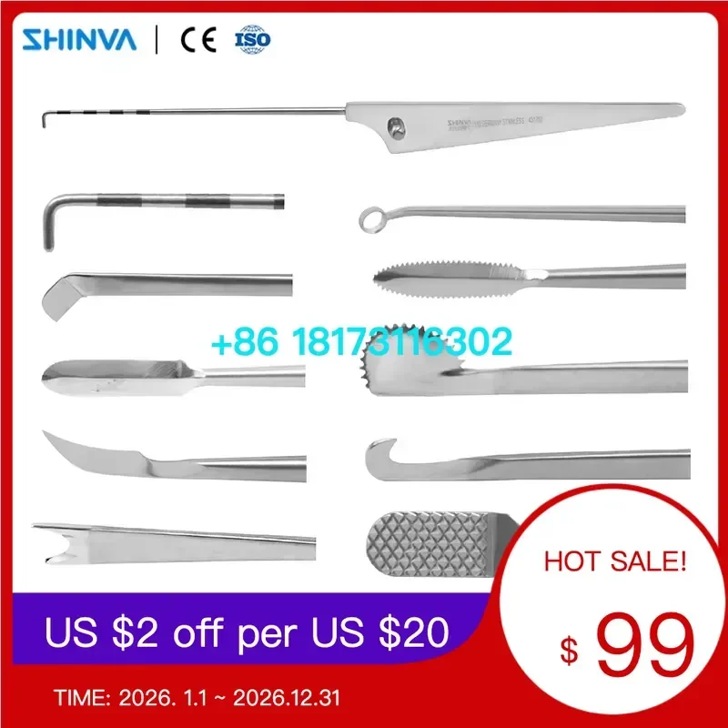 CRW and Sports Medicine Instruments Arthroscopic Probe Knife Curette