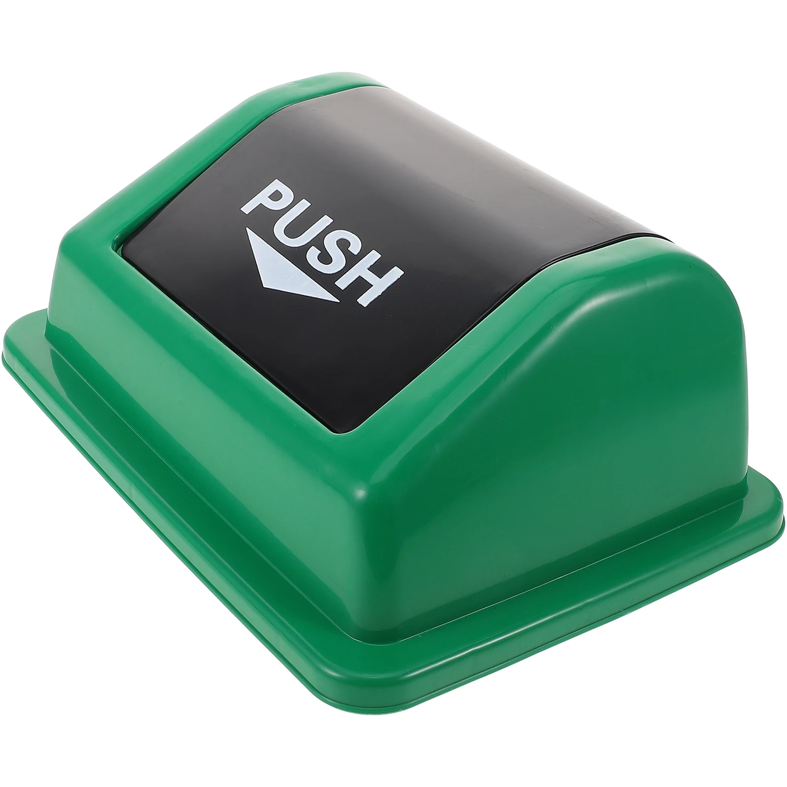 

Durable Trash Bin Cover Rectangular Flap Lid Tightly Sealed Leak Proof Odor Resistant Garbage Can Replacement Lid for Kitchen