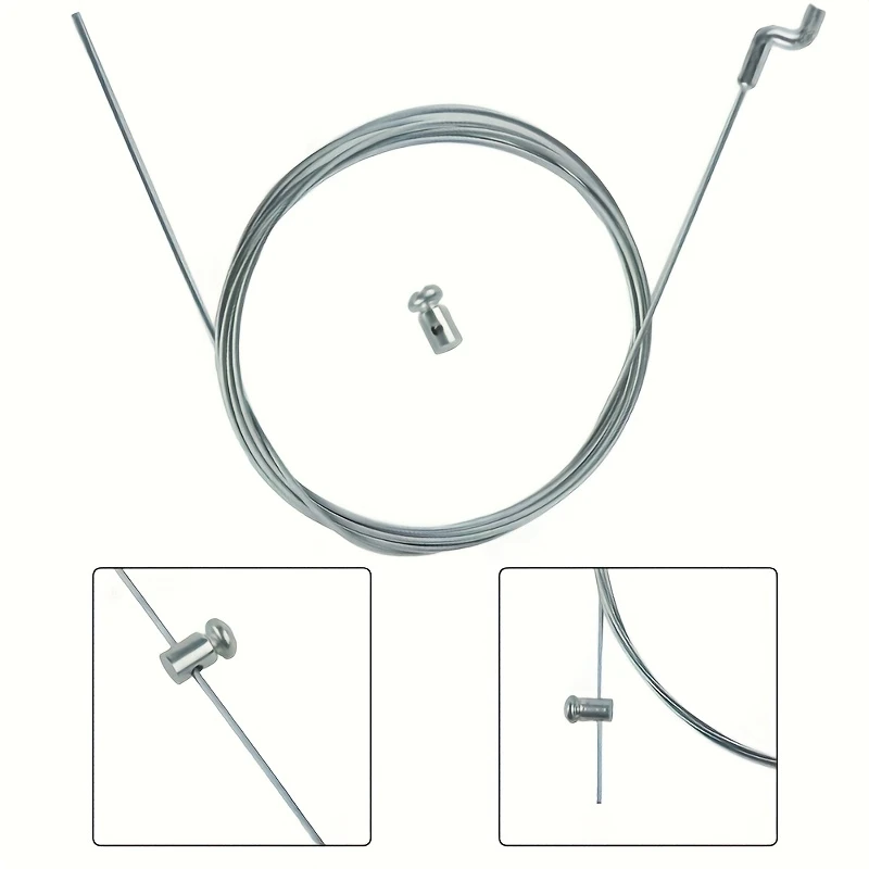 Lawn Mower Throttle Cable Z-Hook Engine Brake Wheel Drive Throttle Cable Trimmer Throttle Cable Garden Power Tool Accessories view 5