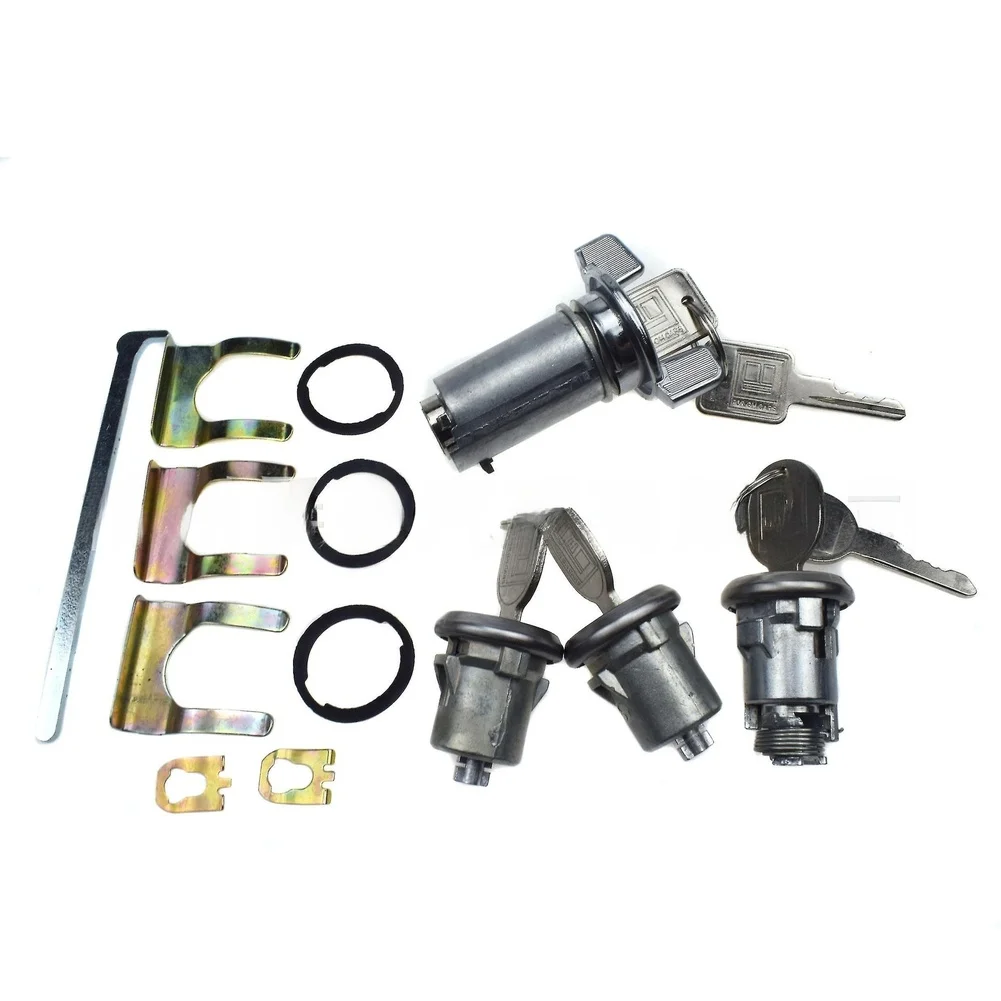 

Ignition Door Boot Lock Cylinder Key Set 607893 For Chevrolet -Buick -GMC -Cadillac Metal Stainless Steel Wear-resistant