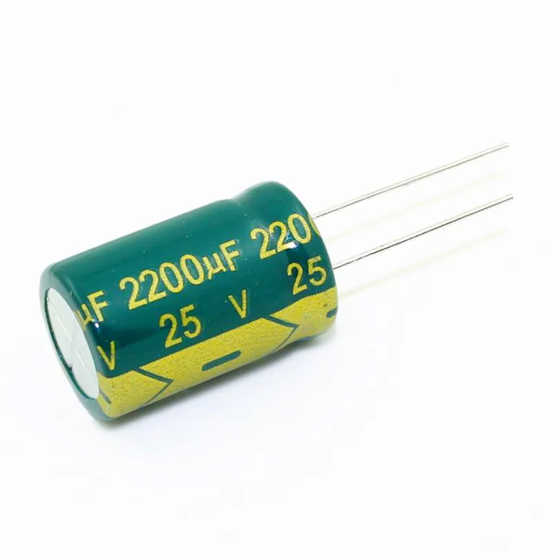 25v2200uf size 13x21mm Long life high-frequency low impedance low ripple capacitor 100PCS