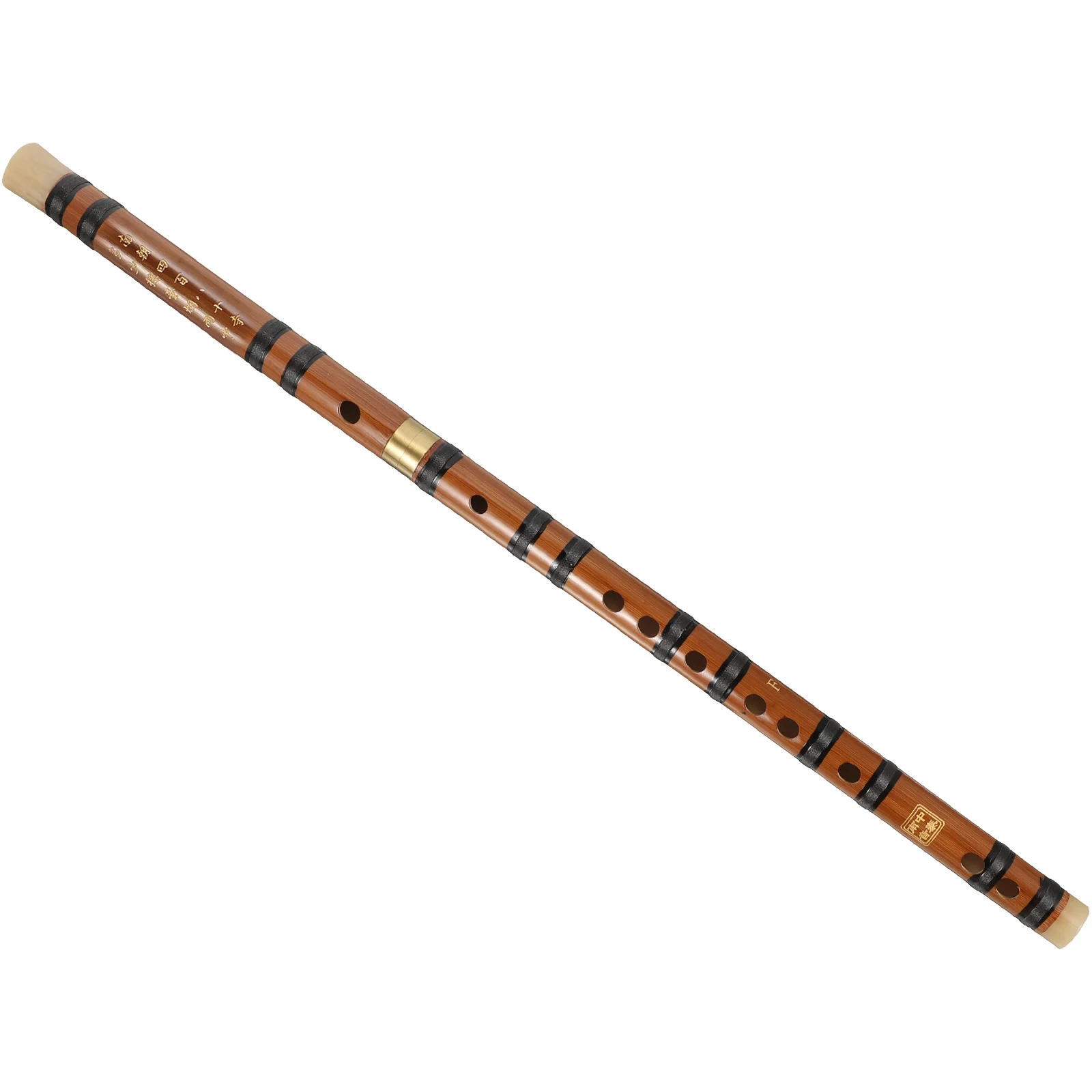 

Bamboo Flute Dizi Musical Instrument for Beginner Students Portable Chinese Flute Practice Toy Smooth Surface Promote Kids