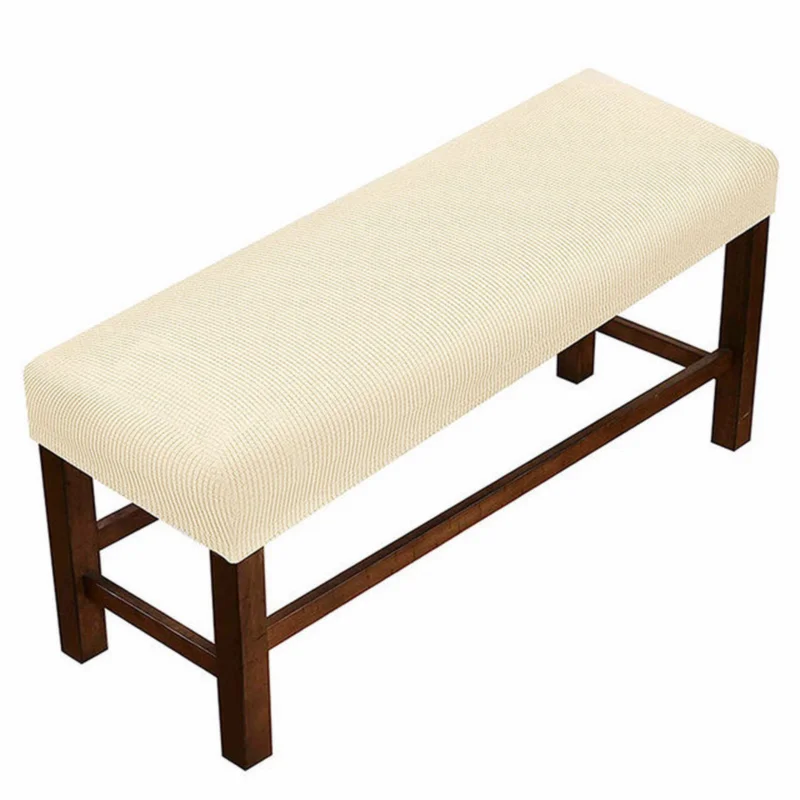1PC Anti-Dust Bench Cover Slipcovers - Removable Washable Dining Room Bedroom Kitchen Bench Protector