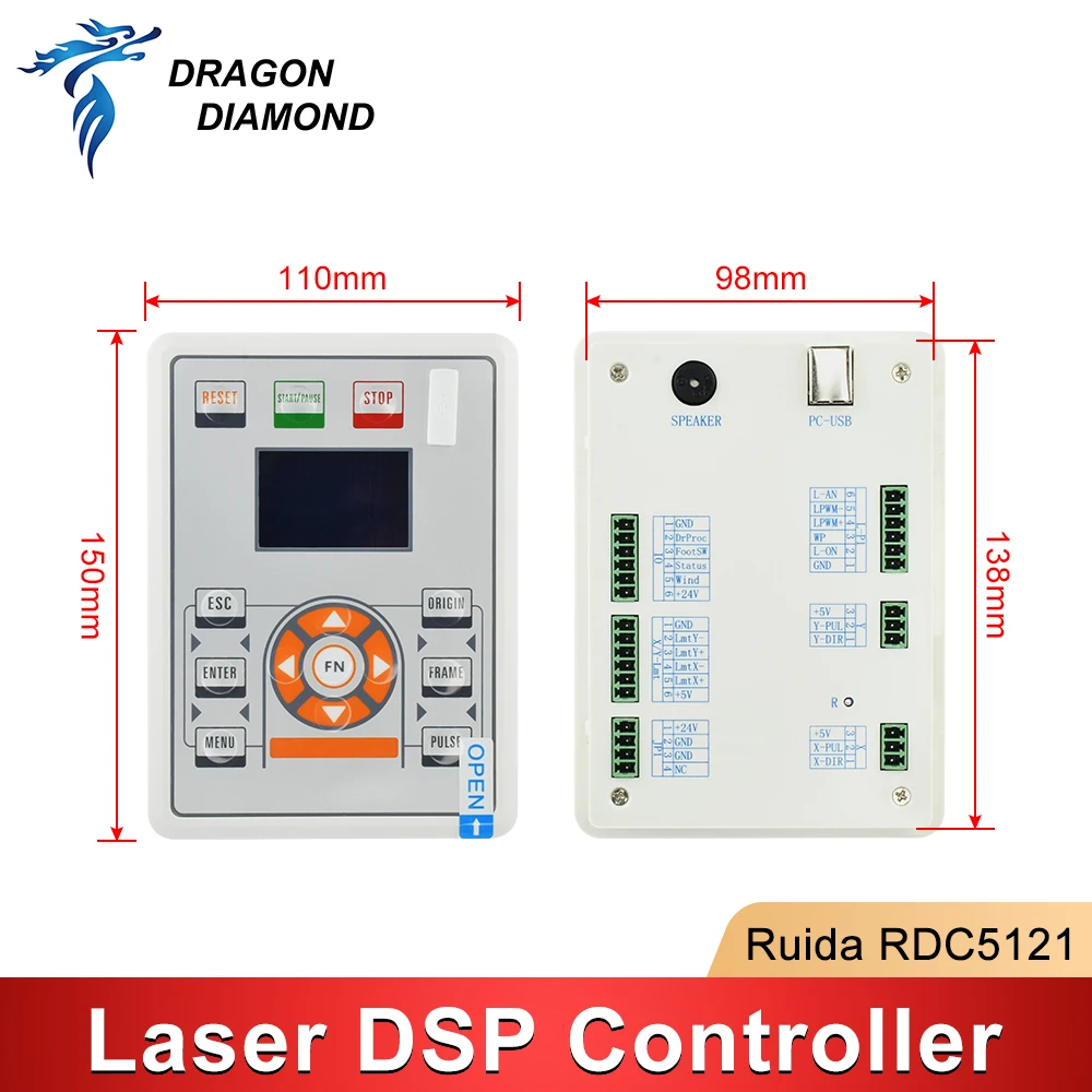 

Ruida RD RDC5121 Lite Version Co2 Laser DSP Controller for Laser Engraving and Cutting Machine