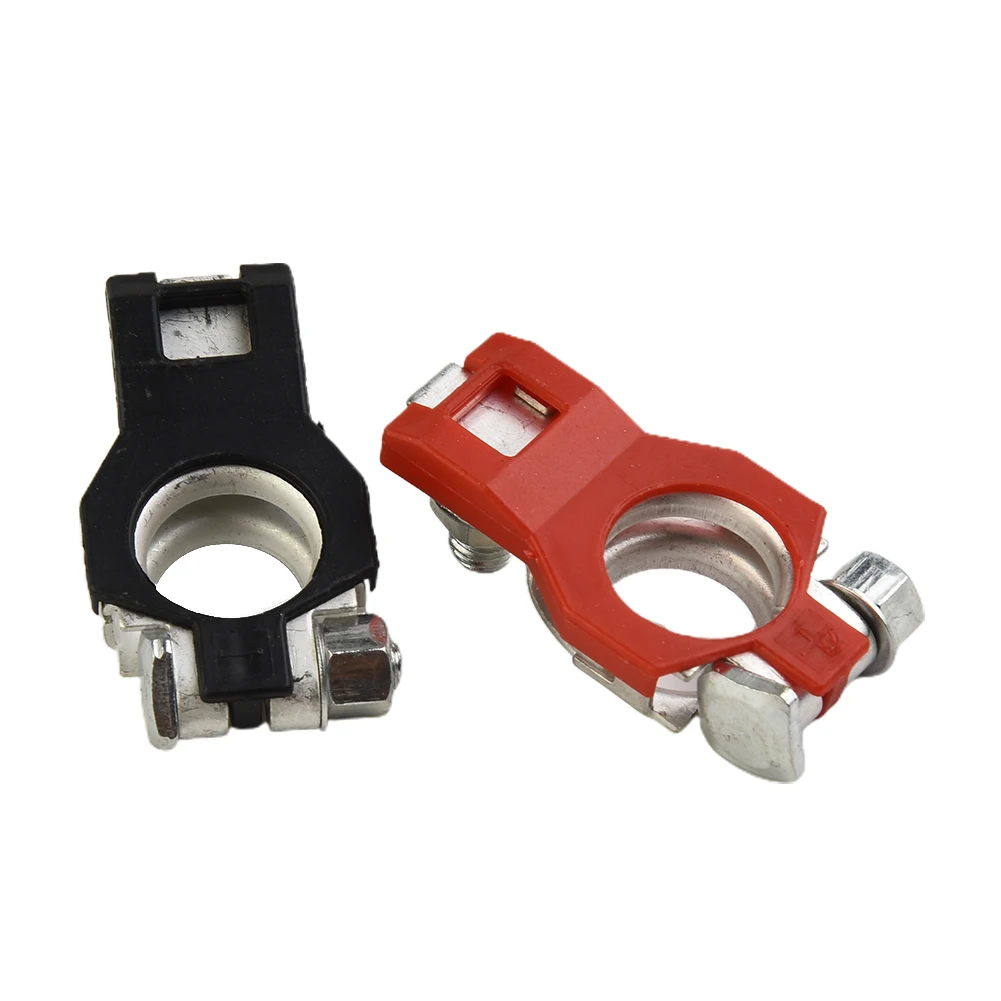 Accessories Battery Terminal Positive + Negative Stable Characteristics Heavy Duty High Reliability 2Pcs/Set Boat