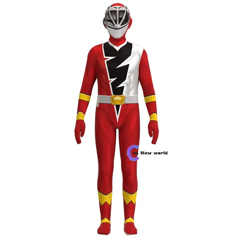 Anime elegante adultos niños Kishiryu Sentai Ryusoulger mono Cosplay disfraz fiesta de Halloween juego de rol niños hombres ropa