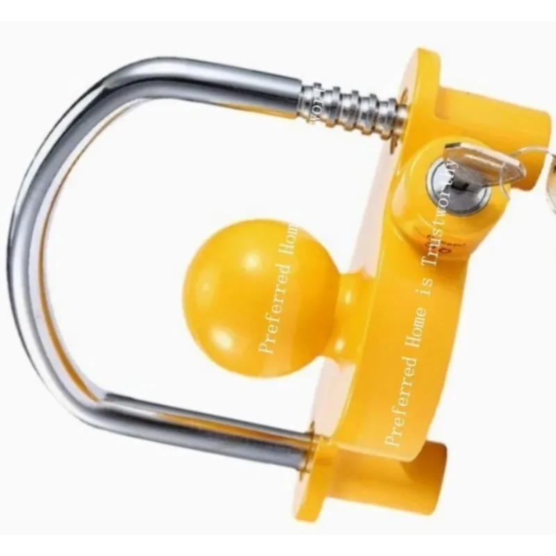 Aluminum Alloy Trailer Hitch Lock U-Shaped Ball Cover Basket for Off-Road Car RV