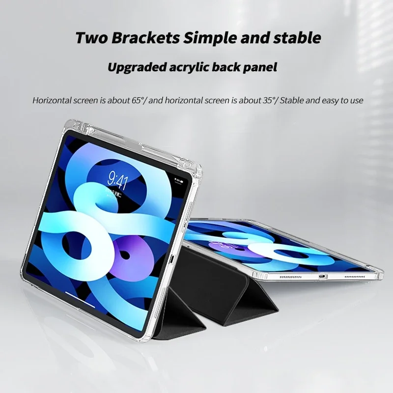 HD Crystal Clear Back Case for APPLE IPad Pro 13 12.9 11 M4 11th A16 10th 10.9 Air7 6/5/4 11 13 M3 2025 with Pencil Holder Cover - view 6