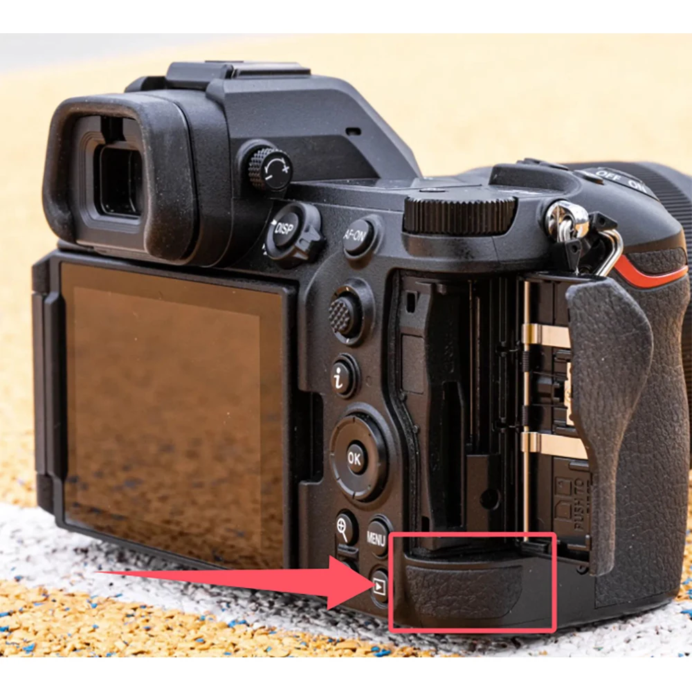 NEW For Nikon Z63 Card Slot Cover Decorated Small Z6III Rubber Rear Shell Decorated Z6 III Camera Repair Part