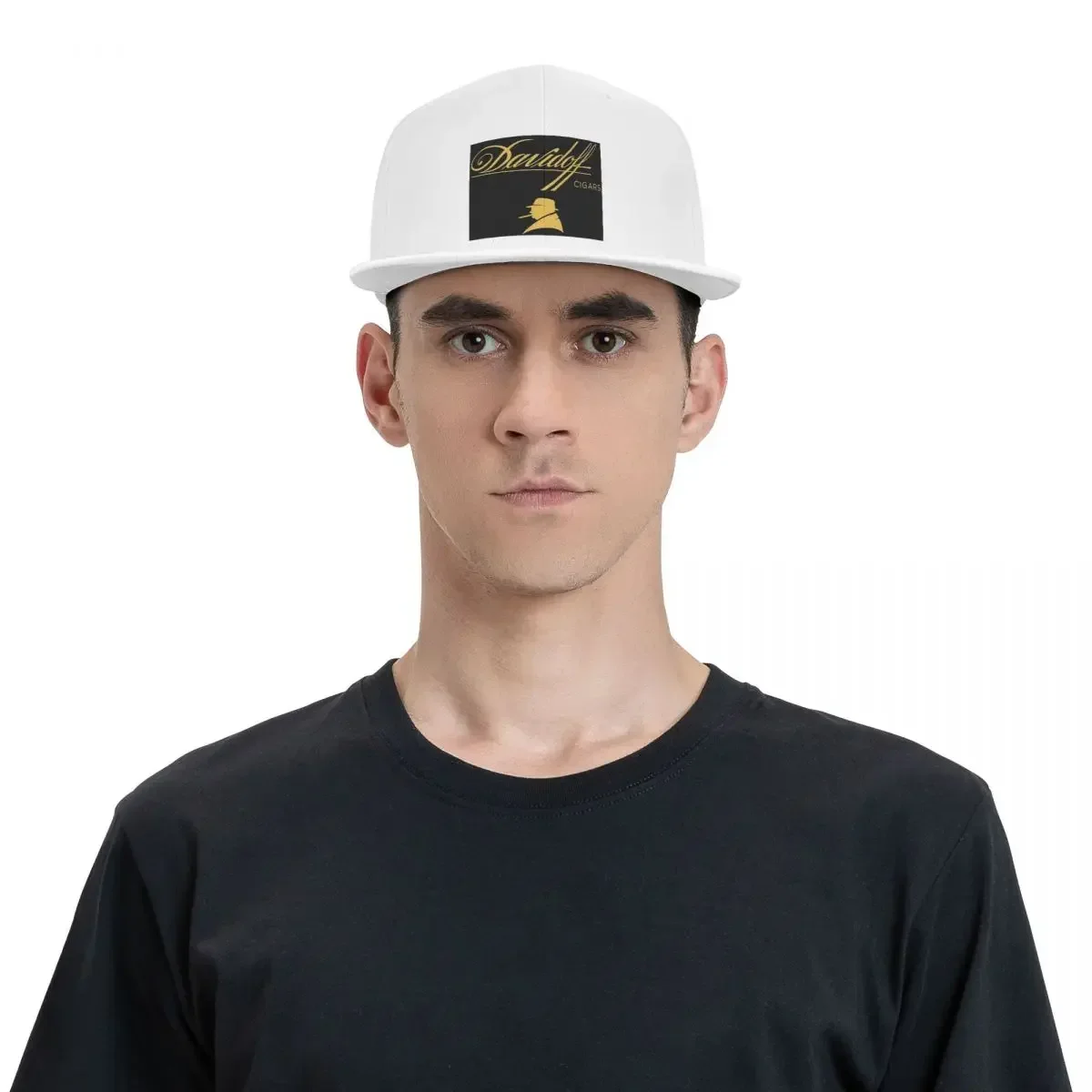 Unisex Baseball Hats Davidoff Cigars Black Outdoor Streetwear Summer Sports Baseball Caps Hip Hop Cap Casquette