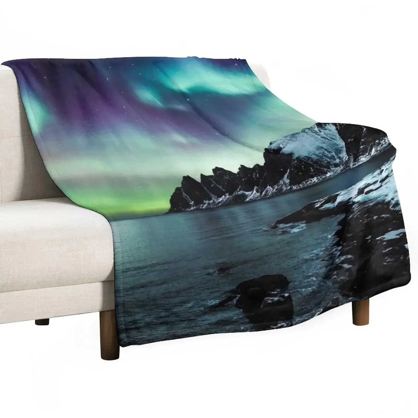 

Northern Lights III Throw Blanket decorative funny gift valentine gift ideas Blankets