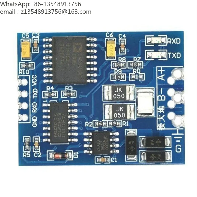 3.3V 5V TTL to RS485 Isolation Module RS485 to TTL UART Serial Communication Industrial Module For Single Chip Microcomputer