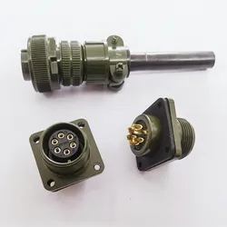 Original new 100% 5015 aviation plug MS3106A14S-6P MS3102A14S-6S 6-core waterproof straight plug connector