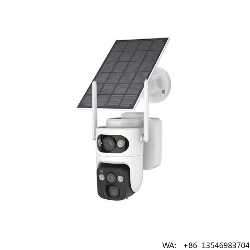 Solar CCTV PTZ Camera Best Night Vision Security Camera with PIR Human Tracking Two-Way Audio Battery Powered