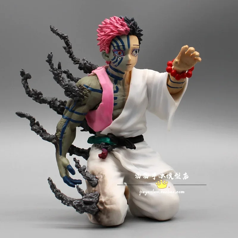 PVC Demônio Slayer Figura Anime, Kimetsu No Yaiba Estátua, Estatueta de Ação, Desktop Modelo Brinquedos, Decoração Ornamento, 17cm