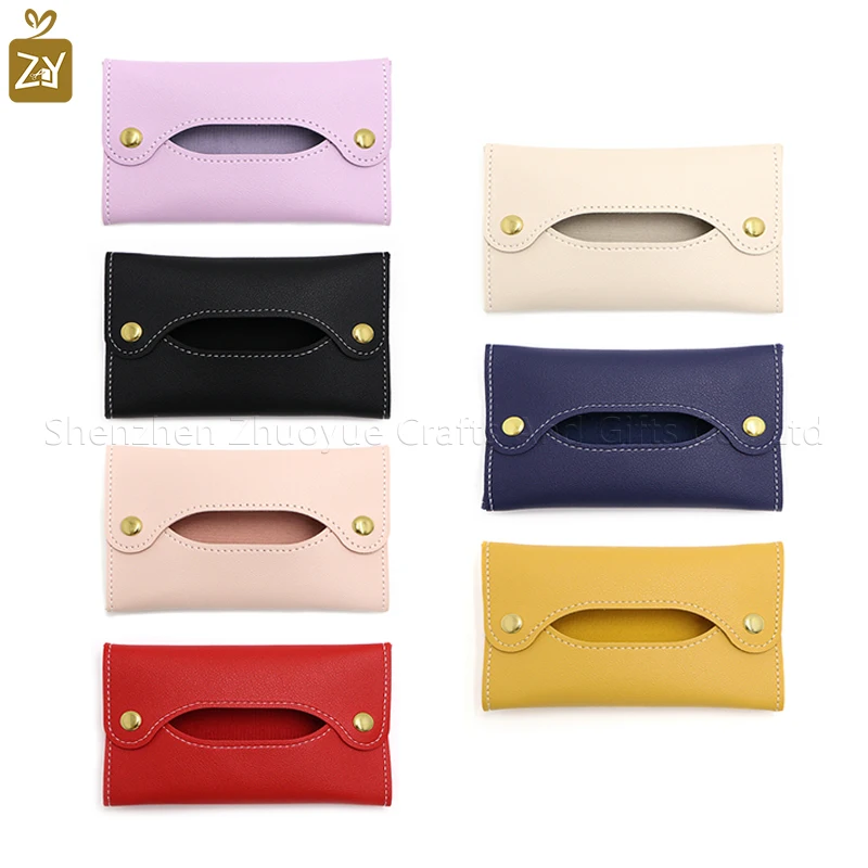 Mini-Taschentuchbeutel aus PU-Leder im japanischen Stil, Taschentuchbox für Wohnzimmer, Badezimmer, Taschentuch-Organizer, Auto-Taschentuchbox für nasses Handtuch