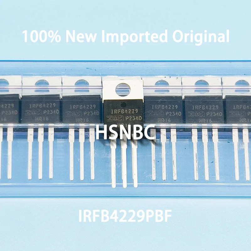 

10Pcs/Lot IRFB4229 IRFB4229PBF TO-220 46A 250V MOSFET N-channel Power Transistor 100% New Imported Original