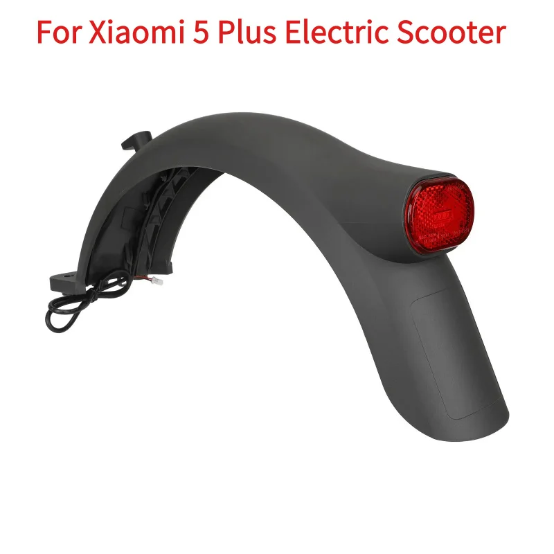

Original Rear Fender For Xiaomi 5 Plus Electric Scooter Waterproof Mudguard with Brake Taillights Hook All in One Assembly