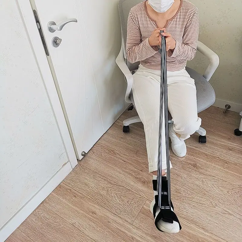 Stroke Rehab Leg Lifting Helper Paralyzed Stroke Walking Aid Leg Lift Assistance Strap Senior  Elastic Band Moving Legs Steps