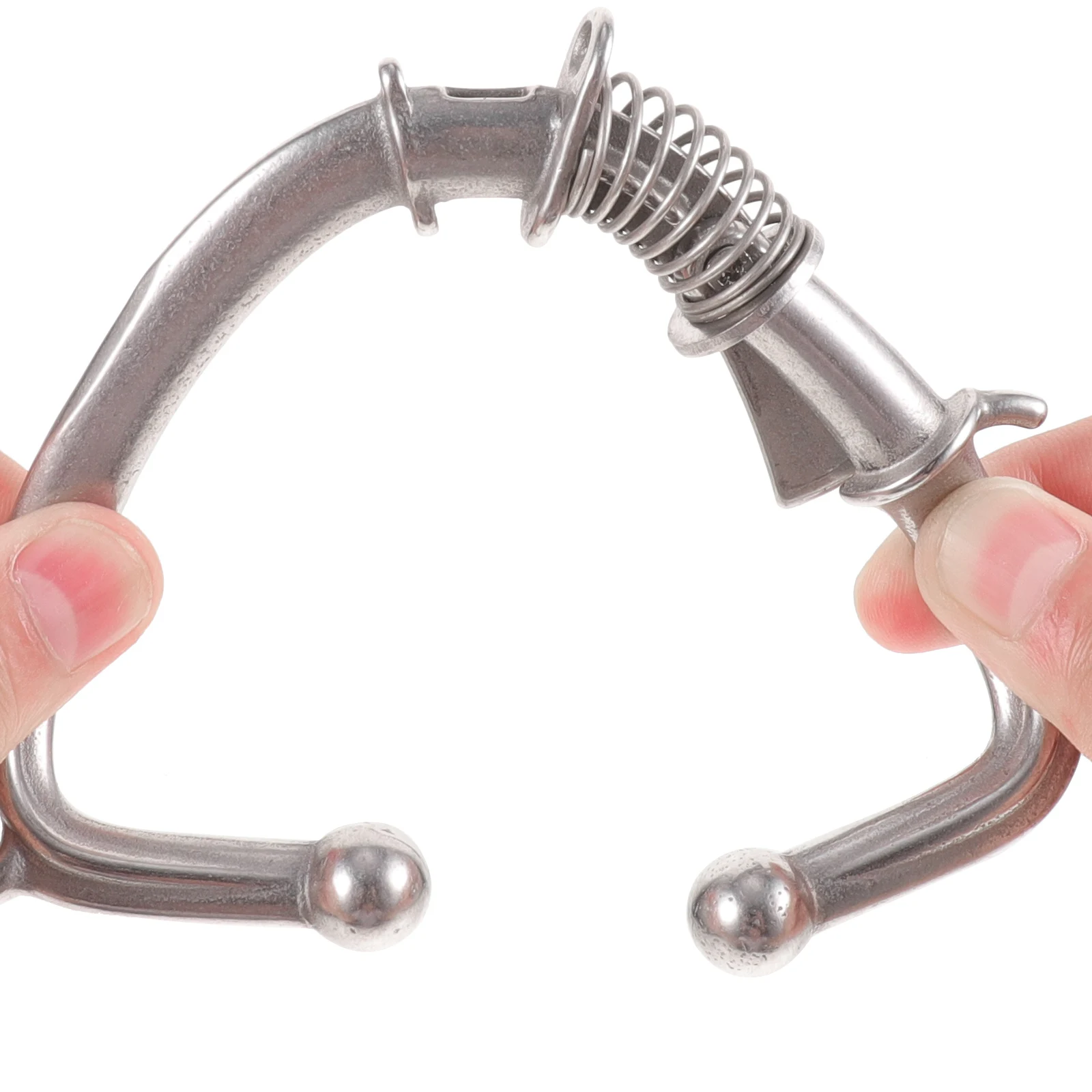 Stainless Steel Livestock Nose Clip Durable Metal For Cow Traction Spring Design Professional Tool Cattle Accessories Cattle