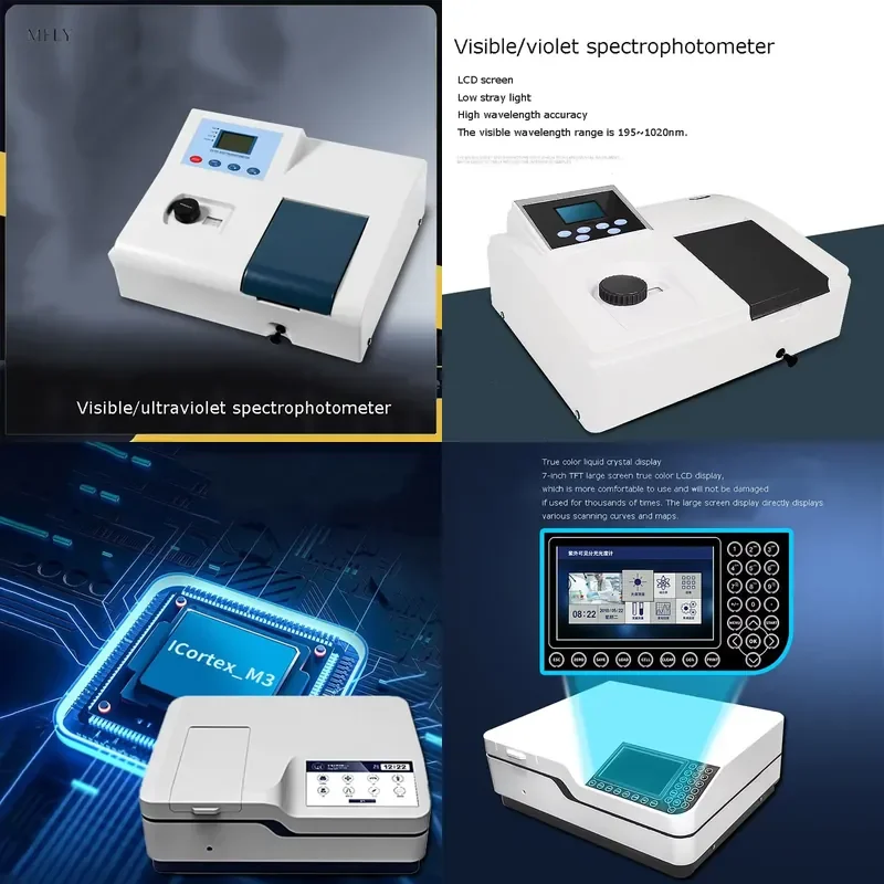 UV-Vis Spectrophotometer for Basic Transmission Measurement Spectrophotometer 721 722 with CE Certificate Easy-to-use