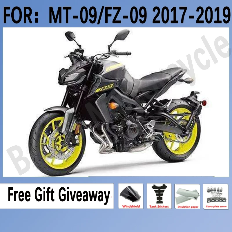 

New ABS Motorcycle Fairings Kit Fit for MT-09 17 18 19 MT 09 FZ-09 FZ 2017 2018 2019 Bodywork Fairings Kits set Black