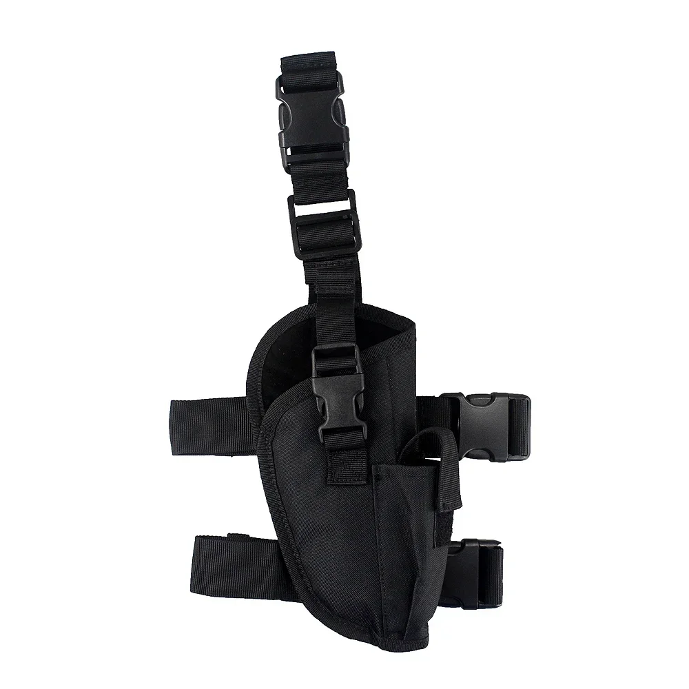 Tactical Drop Leg Holster Right Handed Thigh Pistol Gun Holder Leg Harness for Glock 17 19 20 21 22 23 31 32  1911 5＂Full Size