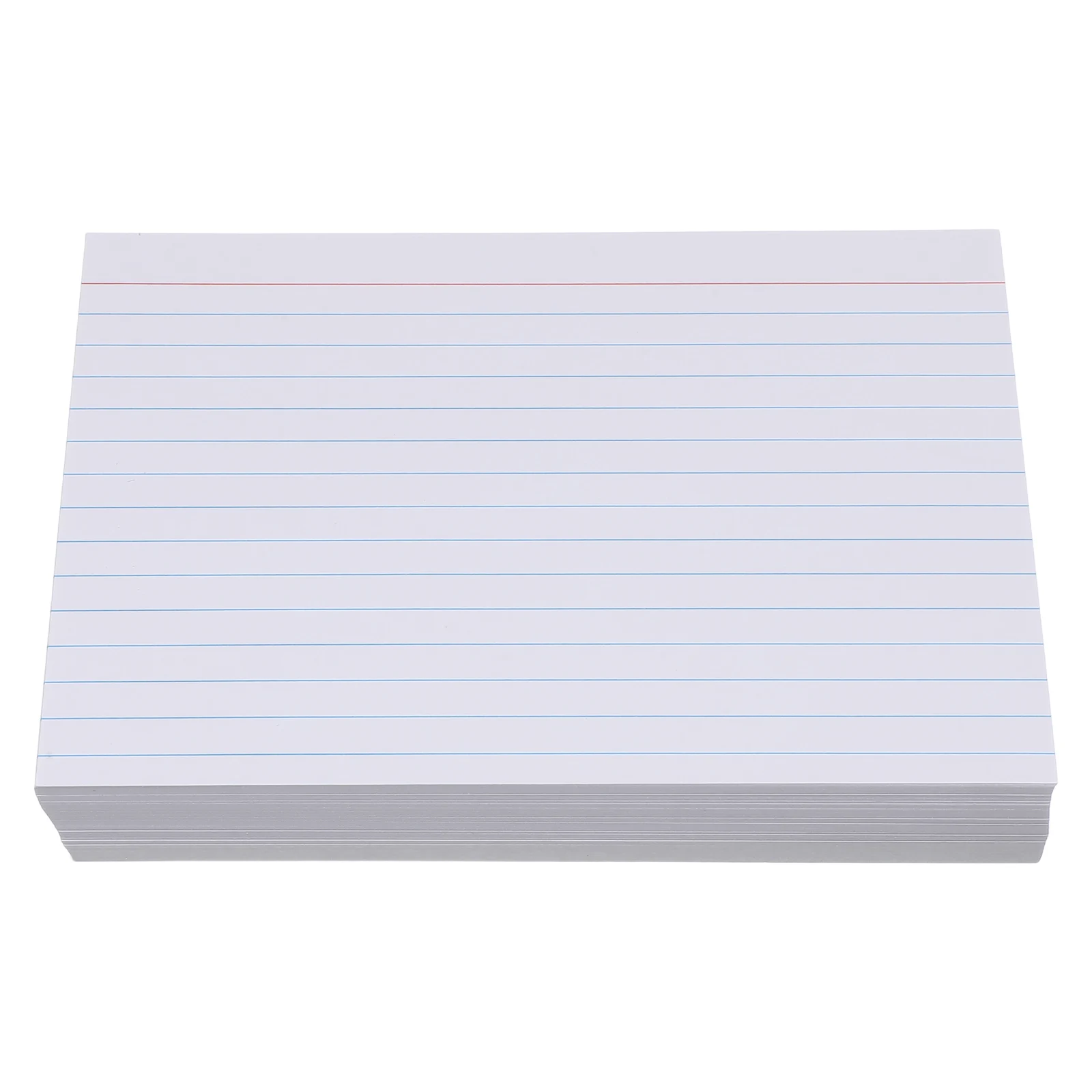 200pcs Index Card Notepad Blank Cassette Paper Large Cards Student Ruled Lined Note Pads Study Flash Cards